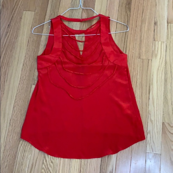 BCBG Max Azria Cloe Silk Tank Sz XS - Picture 4 of 7